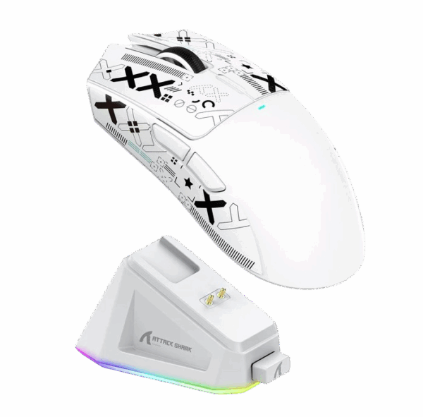 ATTACK SHARK X11 White Wireless
