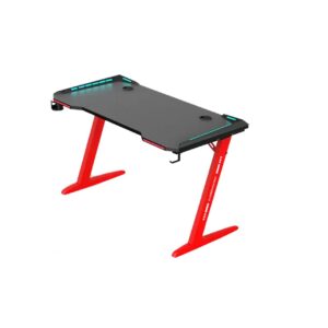 table dragon z120 120cm black red